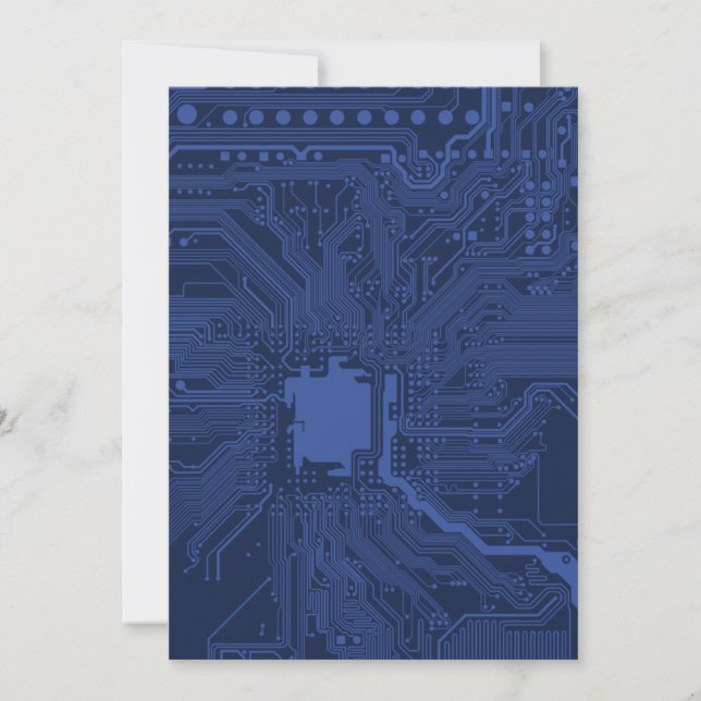 Padrão da placa-mãe do Geek azul (Frente)