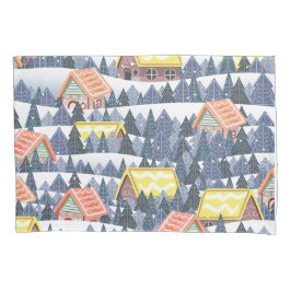 Padrão da vila de Natal Snowy