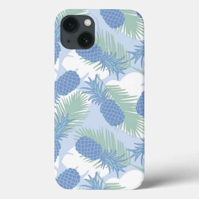 Padrão de abacaxi de Pastel Tropical (Verso)