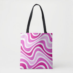 Padrão de abstrato do saco de Tote Rosa