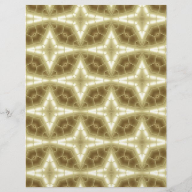 Padrão de abstrato Dourado (Frente)