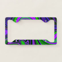 Padrão de Abstrato Verde Roxo de Tendy Bright