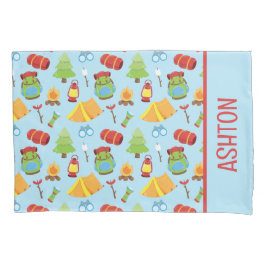 Padrão de acampamento de verão bonito