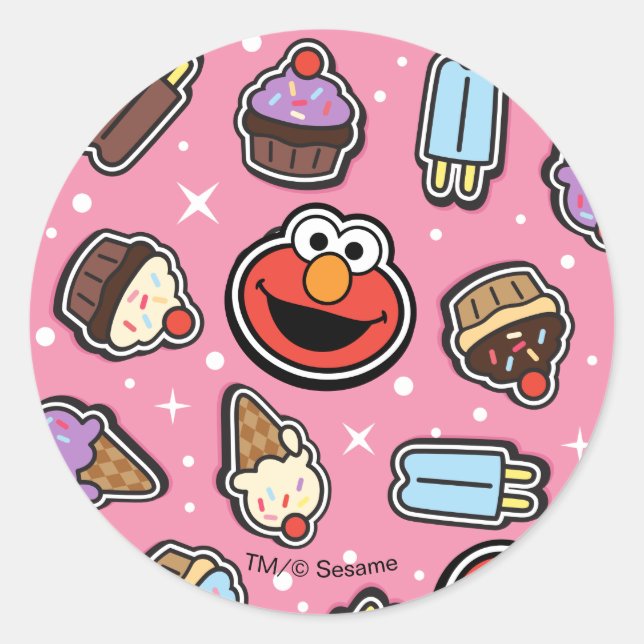 Padrão de Adesivo de Elmo Sweet Treat (Frente)