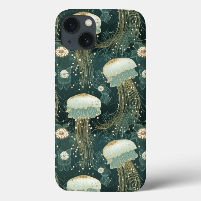 Padrão de águas-vivas legante - Nome personalizado (Verso)