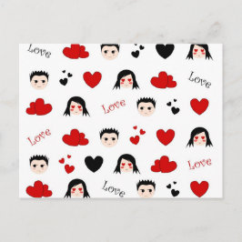 Padrão de amor - Cartão postal