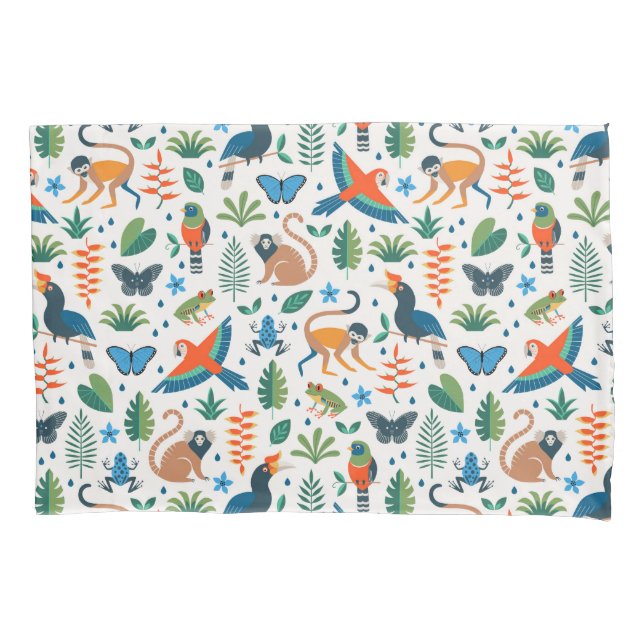 Padrão de Animais da Floresta Tropical (Frente-Esquerda)