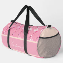 Padrão de Aquarela de Flamingo Rosa Personalizado