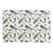 Padrão de Aquarela de Pena