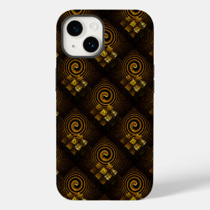 Padrão de Arte Abstrata Boho Elegante Moderno Dour