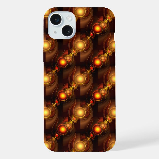 Padrão de Arte Abstrata Boho Elegante Moderno Dour (Verso)