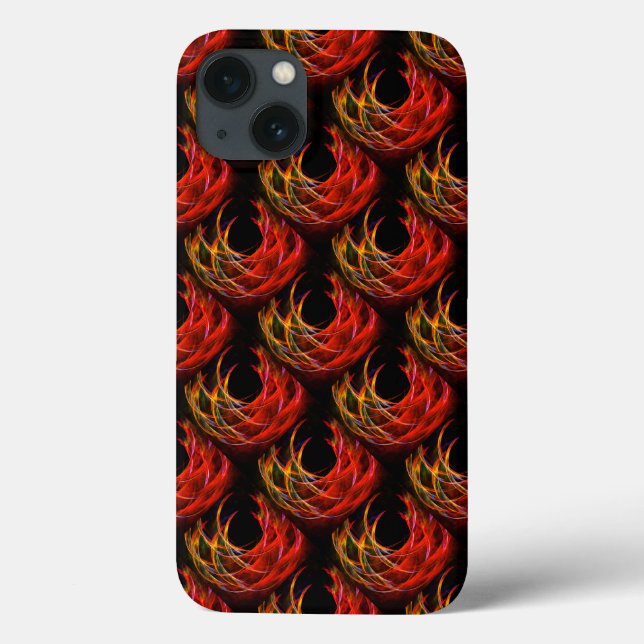 Padrão de Arte Abstrata Boho Elegante Moderno Fofo (Verso)