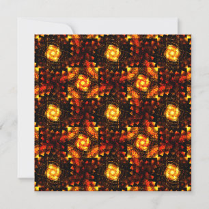 Padrão de Arte Abstrata Boho Moderno Elegante a Ou