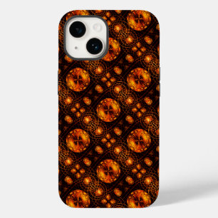Padrão de Arte Abstrata Boho Moderno Elegante Dour