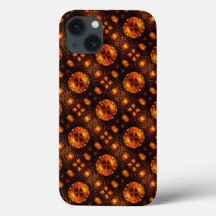 Padrão de Arte Abstrata Boho Moderno Elegante Dour