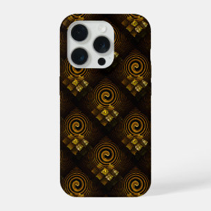 Padrão de Arte Abstrata Boho Moderno Elegante Dour