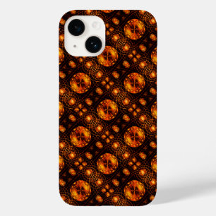 Padrão de Arte Abstrata Boho Moderno Elegante Dour