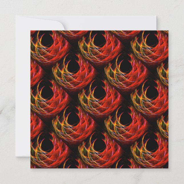 Padrão de Arte Abstrata Elegante Boho Moderno Fofo (Frente)
