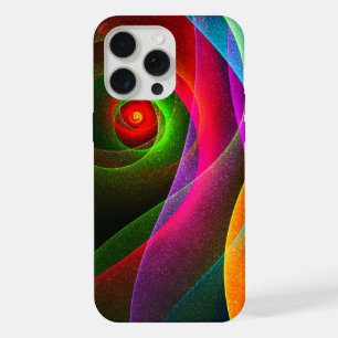 Padrão de Arte Abstrata Moderna Laranja Verde Verm