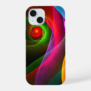 Padrão de Arte Abstrata Moderna Laranja Verde Verm