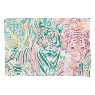 Padrão de Arte do Tigre de Cor do Pastel
