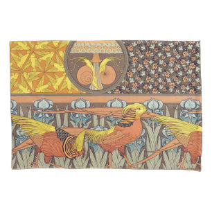Padrão de Ave da Natureza em Art Nouveau Francês A