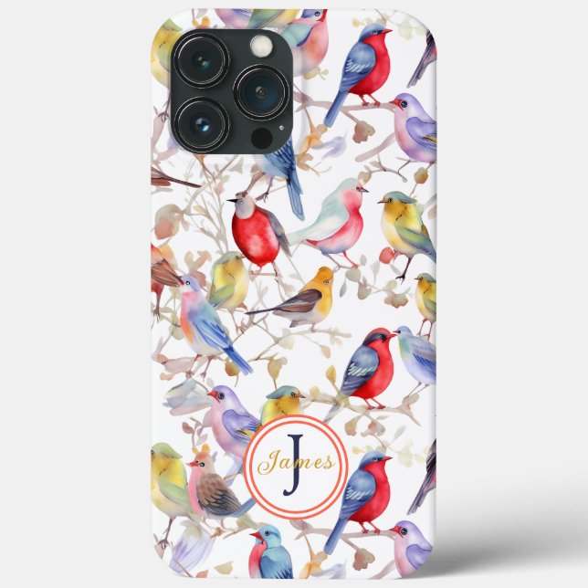 Padrão de Aves Aquáticas com Encantamento de Monog (Verso)
