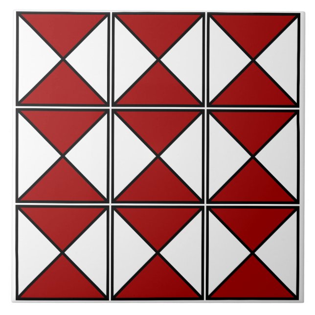 Padrão de Azulejo de cimento antigo, Vintage (Frente)