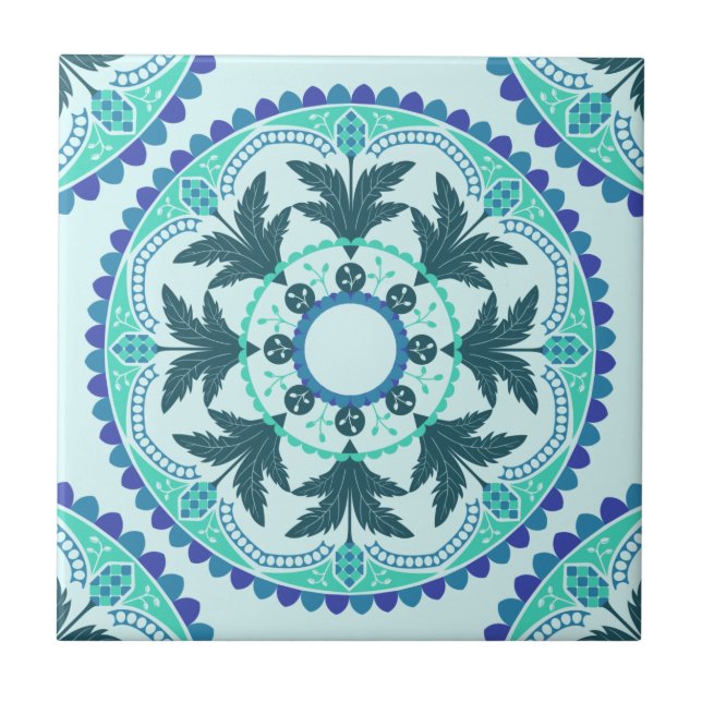 Padrão de Azulejo de Mandala/Marrocos (Frente)