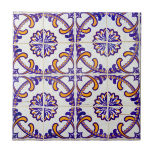 Padrão de azulejos close-up, Portugal