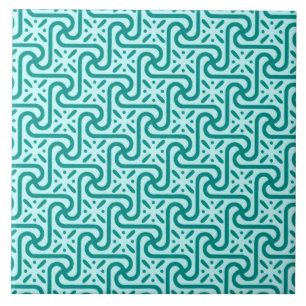 padrão de azulejos egípcios, turquesa e aqua