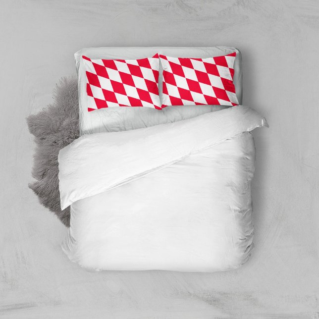 Padrão de bandeira de diamante da Baviera Vermelha (Criador carregado)