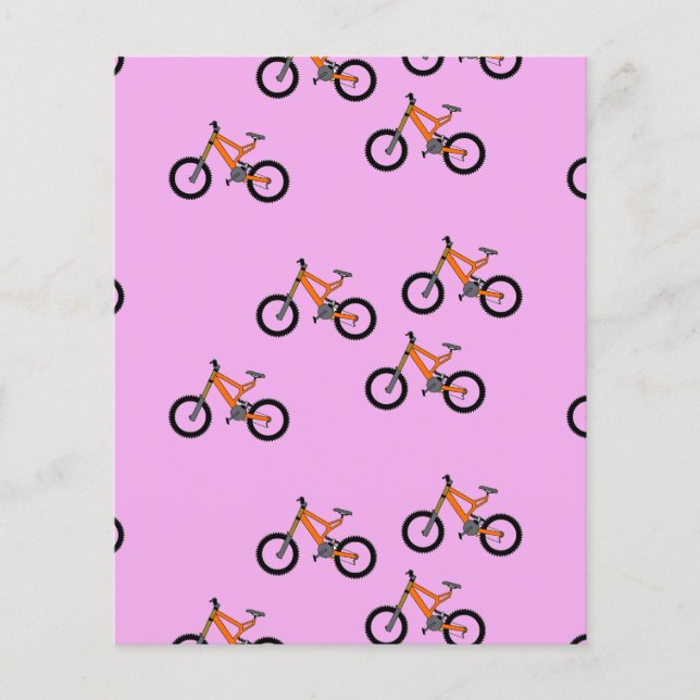 Padrão de bicicletas a rosa (Frente)