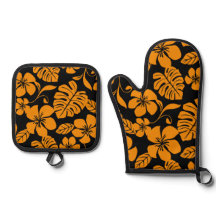 PADRÃO DE BIKINI ROSA EM PRETO/LARANJA