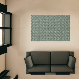 Padrão de Boho Verde de Sage Simples Moderno