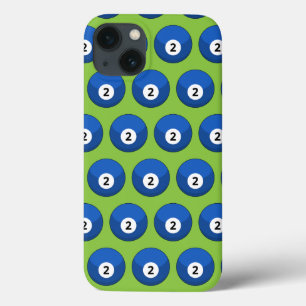 Padrão de Bola Azul Billiard Número Dois