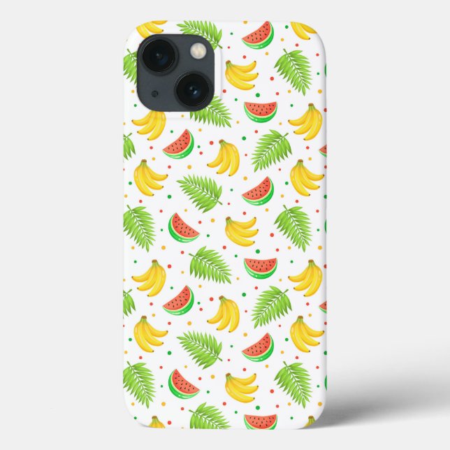 Padrão de Bolinhas de Fruta tropical (Verso)