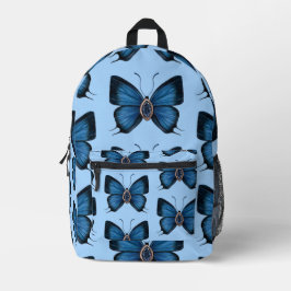 Padrão de Borboleta Azul de setembro Elegante