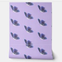 Padrão de Borboleta Lavanda Etérea Estética