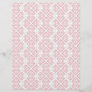 Padrão de bordados cruzados