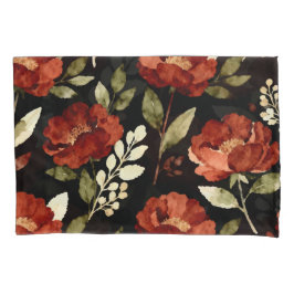 Padrão de Brasa de Colheita | Floral Vermelho Ferr