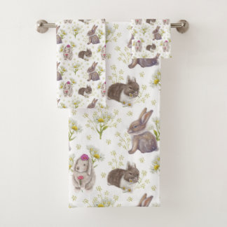 Padrão de Bunnies e Disies no Conjunto de Toalhas