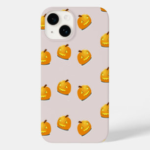 Padrão de cabeça de abóbora laranja