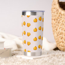 Padrão de cabeça de abóbora laranja
