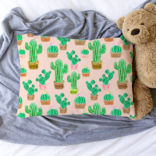 Padrão De Cactus Potente Desenhado À Mão