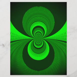 Padrão de caleidoscópio verde brilhante abstrato