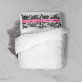 Padrão de Camuflagem Cinza, Seu nome, Personalizar