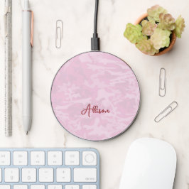 Padrão de camuflagem cor-de-rosa-chic, personaliza