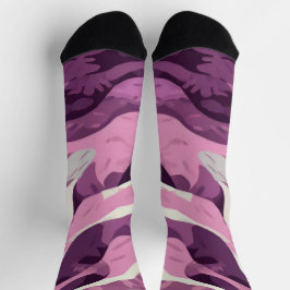 Padrão de camuflagem rosa