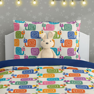 Padrão de Caracol Fofo em Creme